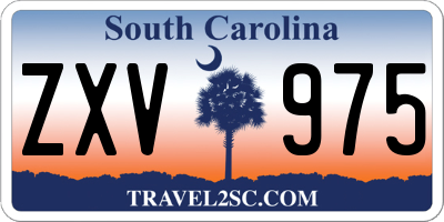 SC license plate ZXV975