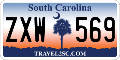 SC license plate ZXW569