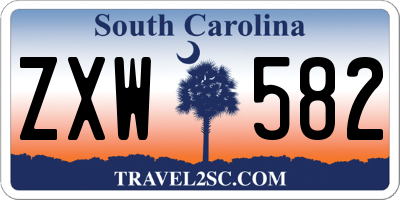 SC license plate ZXW582