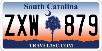 SC license plate ZXW879