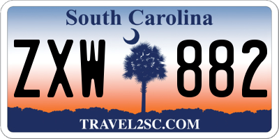 SC license plate ZXW882