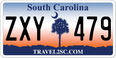 SC license plate ZXY479