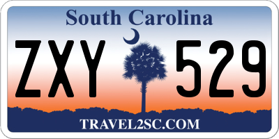 SC license plate ZXY529