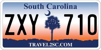 SC license plate ZXY710