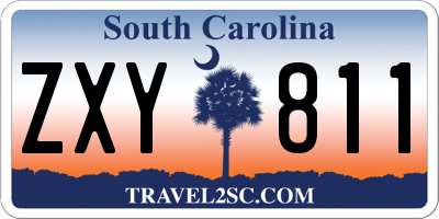 SC license plate ZXY811