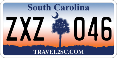 SC license plate ZXZ046