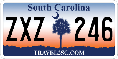 SC license plate ZXZ246