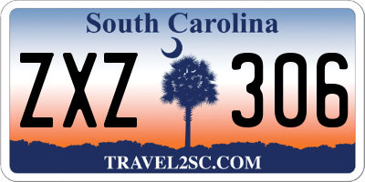 SC license plate ZXZ306