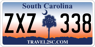 SC license plate ZXZ338