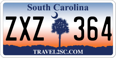 SC license plate ZXZ364