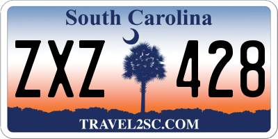 SC license plate ZXZ428
