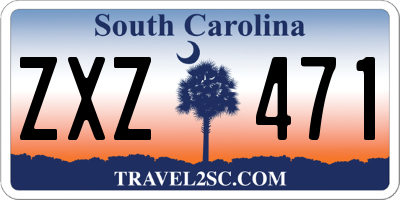 SC license plate ZXZ471