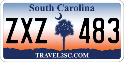 SC license plate ZXZ483