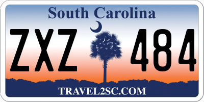 SC license plate ZXZ484