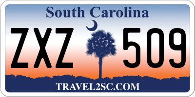 SC license plate ZXZ509