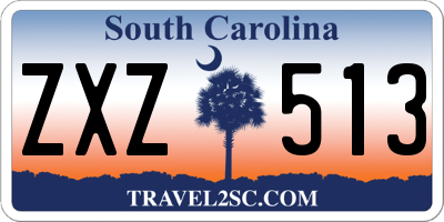 SC license plate ZXZ513