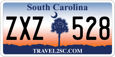SC license plate ZXZ528