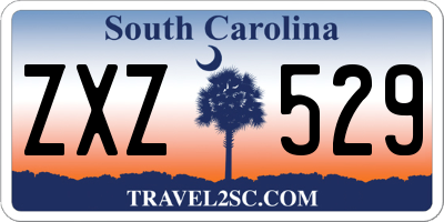 SC license plate ZXZ529
