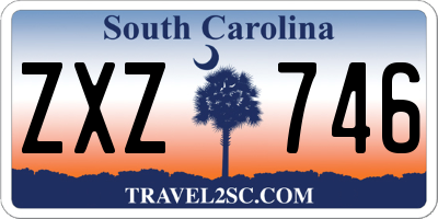 SC license plate ZXZ746