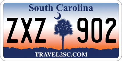 SC license plate ZXZ902