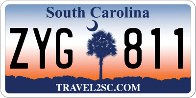 SC license plate ZYG811