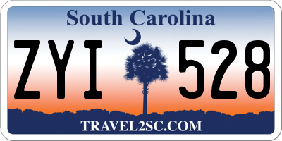 SC license plate ZYI528