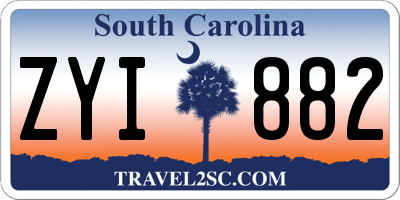 SC license plate ZYI882