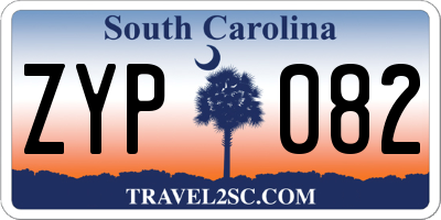 SC license plate ZYP082