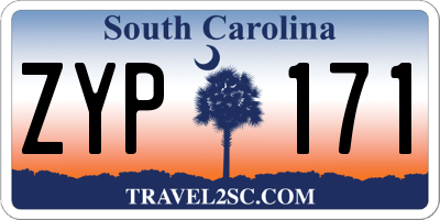 SC license plate ZYP171
