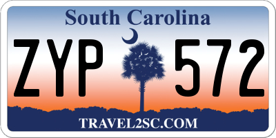 SC license plate ZYP572