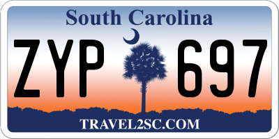 SC license plate ZYP697
