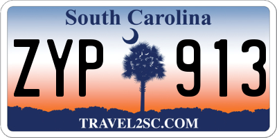 SC license plate ZYP913