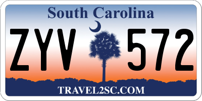 SC license plate ZYV572