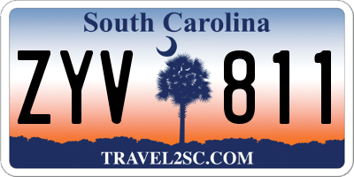 SC license plate ZYV811
