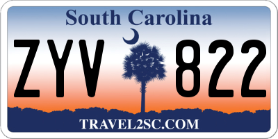 SC license plate ZYV822