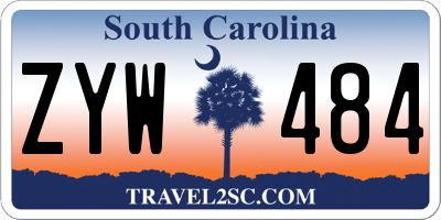 SC license plate ZYW484