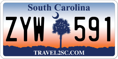 SC license plate ZYW591