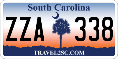 SC license plate ZZA338