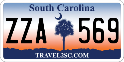 SC license plate ZZA569