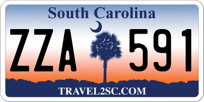SC license plate ZZA591