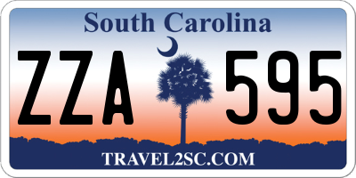 SC license plate ZZA595