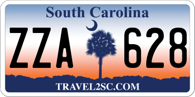 SC license plate ZZA628