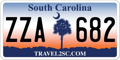 SC license plate ZZA682