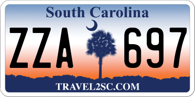 SC license plate ZZA697