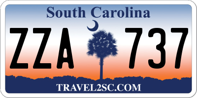 SC license plate ZZA737