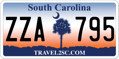 SC license plate ZZA795