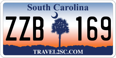 SC license plate ZZB169