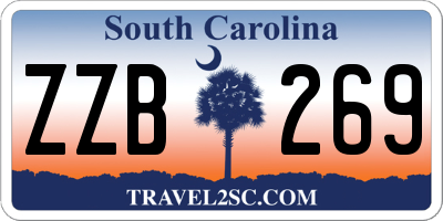 SC license plate ZZB269