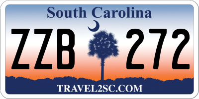 SC license plate ZZB272