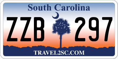 SC license plate ZZB297